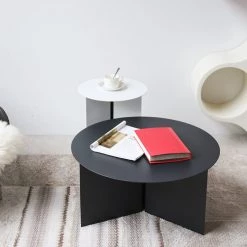 Staunton And Henry Furniture Modern Slimline Round Coffee Table