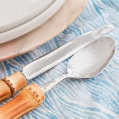 Staunton And Henry Bamboo Handle Cutlery Set