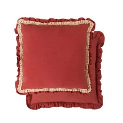 Staunton And Henry Home Accessories Germaine Ruffle Throw Cushion