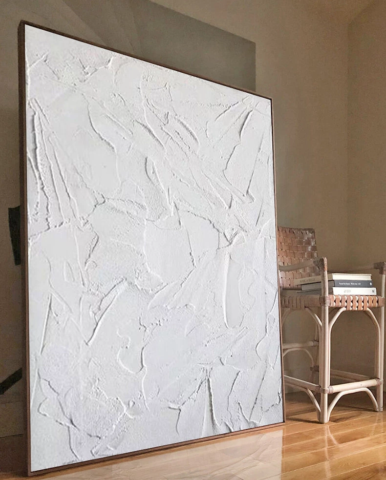 Staunton And Henry Wall Decor Modern Abstract White Oil Painting 4 Staunton And Henry Wall Decor Modern Abstract White Oil Painting