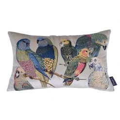 Staunton And Henry Home Accessories Parrot Embroidered Throw Cushion