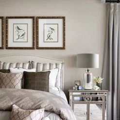 Staunton And Henry Silver Lamp With White Shade Lighting 6 Staunton And Henry Silver Lamp With White Shade Lighting