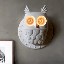 Staunton And Henry Nordic Style Owl Wall Light Lighting