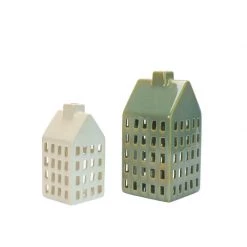 Staunton And Henry Porcelain House Tea Light Holder Home Accessories