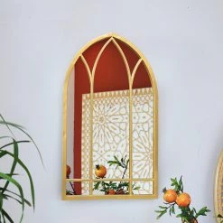 Staunton And Henry Wall Decor Gothic Arch Window Wall Mirror