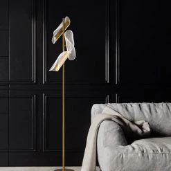 Staunton And Henry Ambrose Gold Floor Lamp Lighting