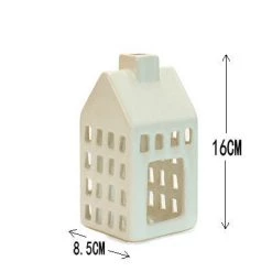 Staunton And Henry Porcelain House Tea Light Holder Home Accessories