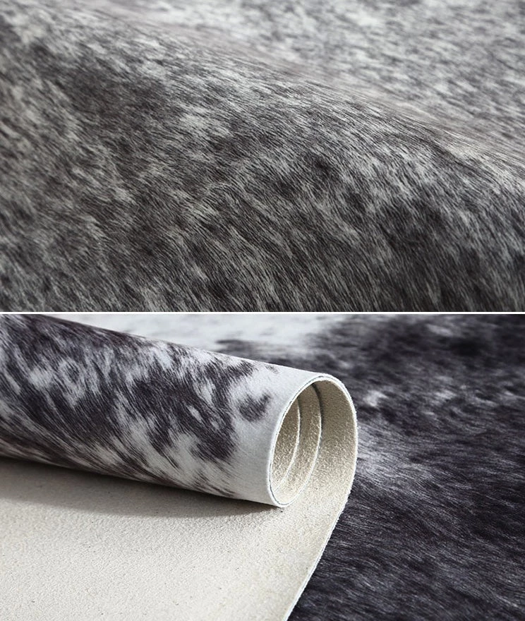 Staunton And Henry Rugs Premium Black Speckled Faux Cowhide Rug 7 Staunton And Henry Rugs Premium Black Speckled Faux Cowhide Rug