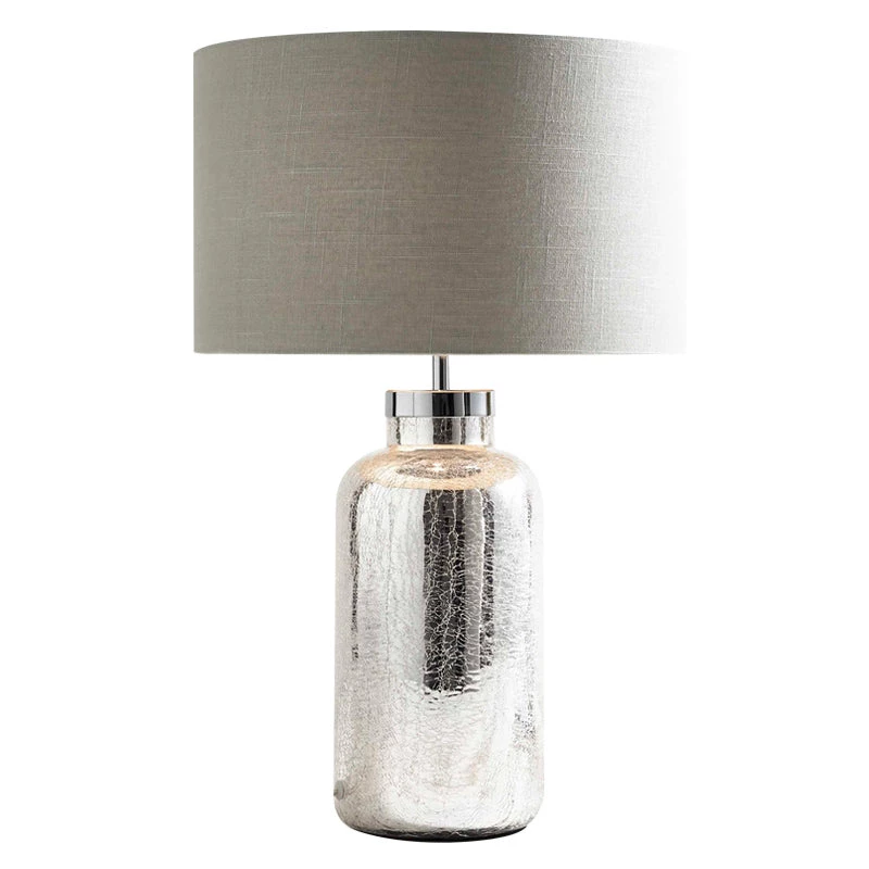 Staunton And Henry Silver Lamp With White Shade Lighting 4 Staunton And Henry Silver Lamp With White Shade Lighting