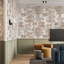 Staunton And Henry Wall Decor French Blue Forest Wallpaper