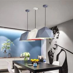 Staunton And Henry Macaron Color Geometric Pendant Light Lighting