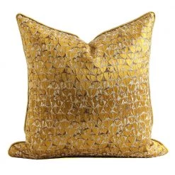 Staunton And Henry Gold And Brown Luxury Cushion Set Home Accessories