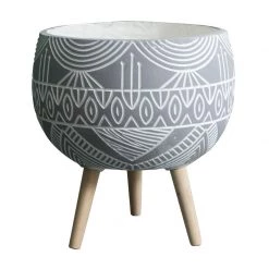 Staunton And Henry Modern Moroccan Planter With Legs
