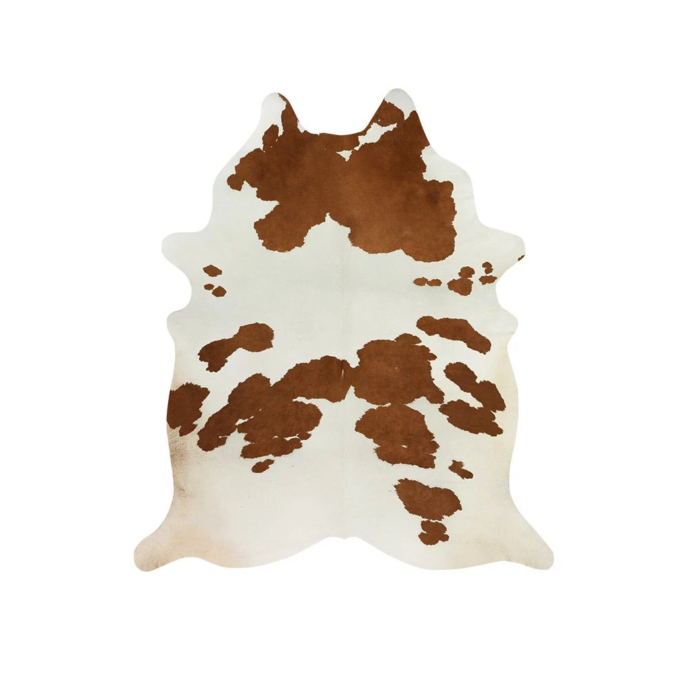Staunton And Henry Premium White With Brown Spots Faux Cowhide Rug 2 Staunton And Henry Premium White With Brown Spots Faux Cowhide Rug