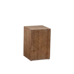 Staunton And Henry Furniture Wooden Block Side Table