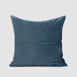 Staunton And Henry Amrin Stitched Blue Throw Cushion