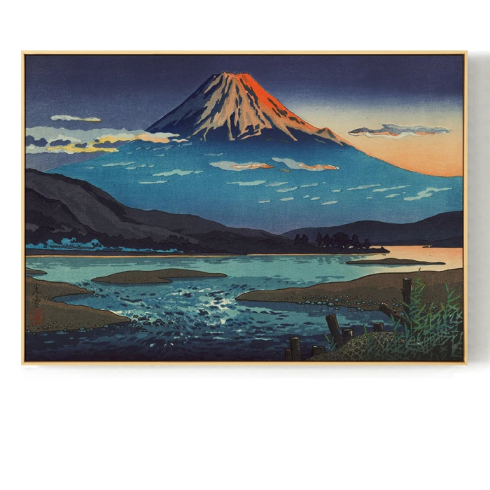 Staunton And Henry Japanese Wave Wall Art With Frame 12 Staunton And Henry Japanese Wave Wall Art With Frame
