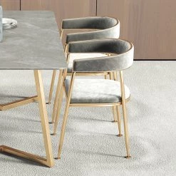 Staunton And Henry Furniture Ella Marble Pattern Dining Table