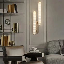 Staunton And Henry Colt Style Slim Gold Wall Light