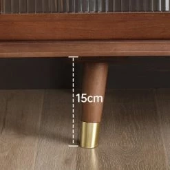 Staunton And Henry Midcentury Modern Walnut TV Cabinet With Drawers Furniture