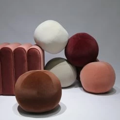 Staunton And Henry Gill Round Ball Pillow