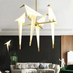 Staunton And Henry Polly Origami Bird Pendant Light Lighting