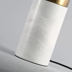 Staunton And Henry Uma Marble Table Lamp With Gold Trim