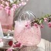 Staunton And Henry Pink Tote Bag Glass Vase