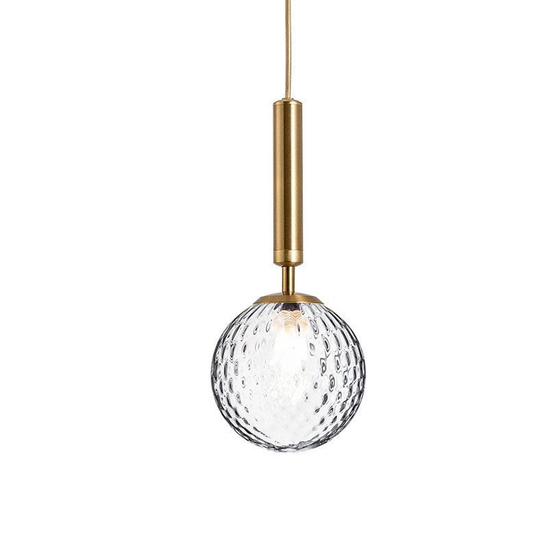 Staunton And Henry Lighting Dimpled Glass Globe Pendant Light 3 Staunton And Henry Lighting Dimpled Glass Globe Pendant Light