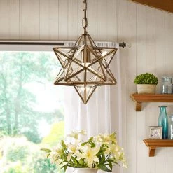 Staunton And Henry Lighting Star Pendant Chandelier