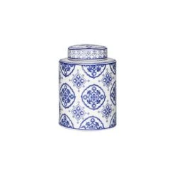 Staunton And Henry Blue And White Ceramic Urn Vase