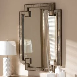 Staunton And Henry Elise Art Deco Frame Wall Mirror Wall Decor