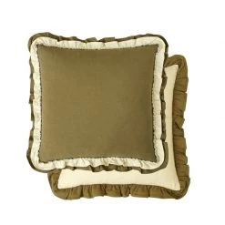Staunton And Henry Home Accessories Germaine Ruffle Throw Cushion