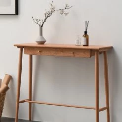 Staunton And Henry Furniture Sonya Solid Wood Console Table With Drawers