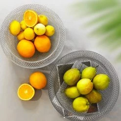 Staunton And Henry Wire Mesh Fruit Bowl