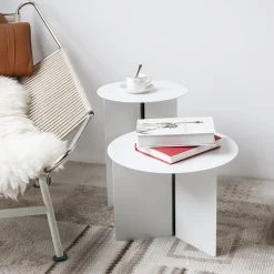 Staunton And Henry Furniture Modern Slimline Round Coffee Table