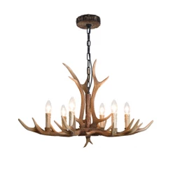 Staunton And Henry Nordic Faux Antler Chandelier Lighting