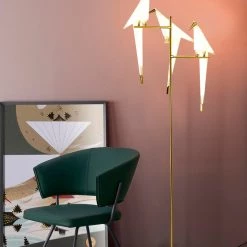 Staunton And Henry Polly Origami Bird Floor Lamp Lighting