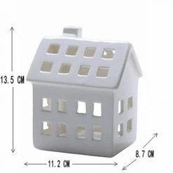 Staunton And Henry Porcelain House Tea Light Holder Home Accessories