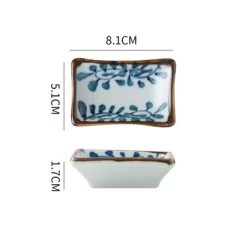 Staunton And Henry Kitchen Akari Blue And White Japanese Sauce Dish
