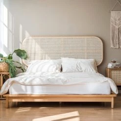 Staunton And Henry Laura Rattan Cane Bedhead