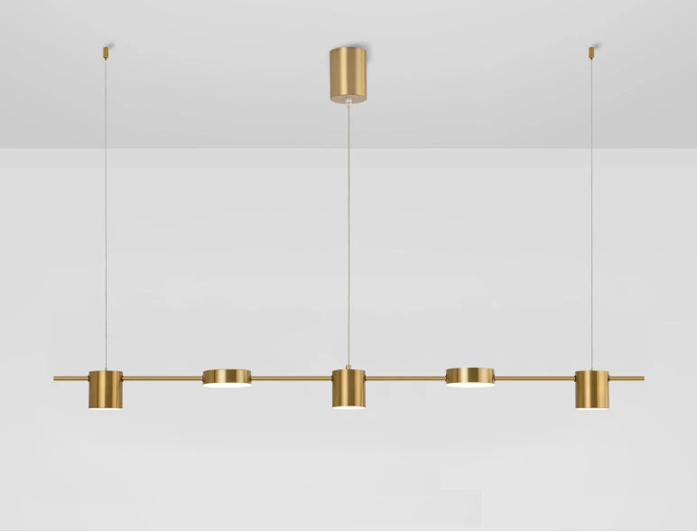 Staunton And Henry Lighting Modern Linear Gold Hanging Track Lights 6 Staunton And Henry Lighting Modern Linear Gold Hanging Track Lights