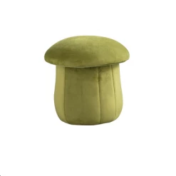 Staunton And Henry Plush Velvet Mushroom Stool Furniture