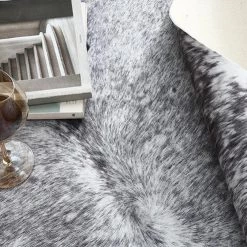 Staunton And Henry Rugs Premium Black Speckled Faux Cowhide Rug 12 Staunton And Henry Rugs Premium Black Speckled Faux Cowhide Rug