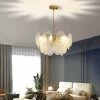 Staunton And Henry Lighting Vintage Glass Petals Chandelier