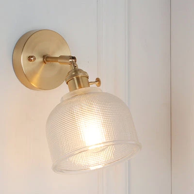Staunton And Henry Vintage Glass And Brass Wall Light 11 Staunton And Henry Vintage Glass And Brass Wall Light