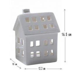 Staunton And Henry Porcelain House Tea Light Holder Home Accessories