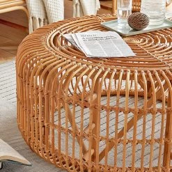 Staunton And Henry Jaya Modern Rattan Coffee Table