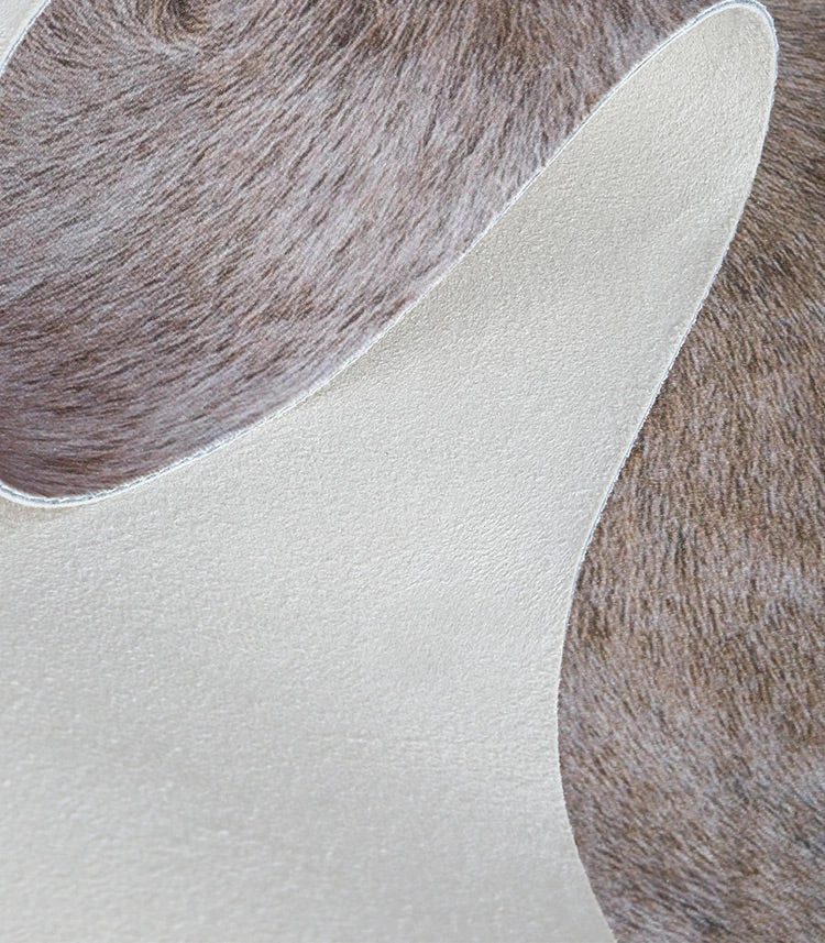 Staunton And Henry Premium Champagne Faux Cowhide Rug 5 Staunton And Henry Premium Champagne Faux Cowhide Rug