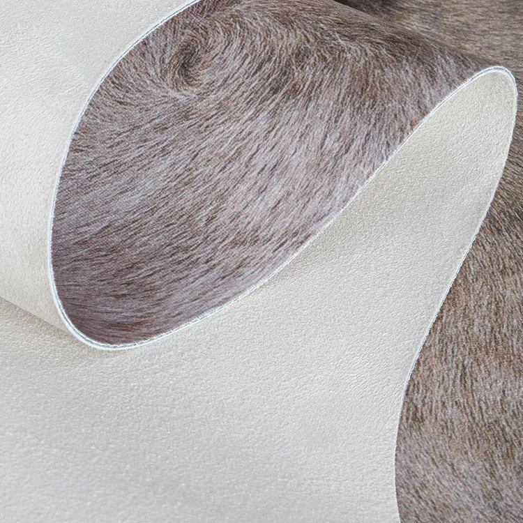 Staunton And Henry Premium White With Brown Spots Faux Cowhide Rug 7 Staunton And Henry Premium White With Brown Spots Faux Cowhide Rug